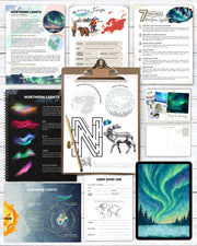 Northern Lights Unit Study | Homeschool Study Pack (Ages 7–14)