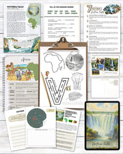 Victoria Falls Unit Study | Homeschool Study Pack (Ages 7–14)