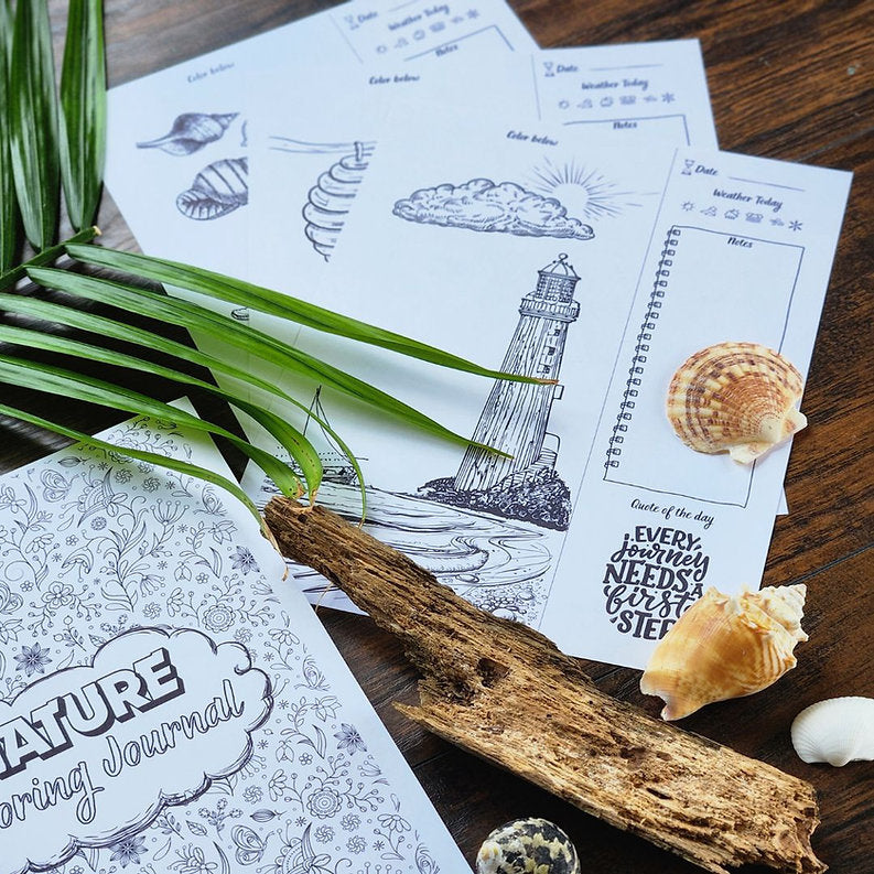 Nature Coloring Journal