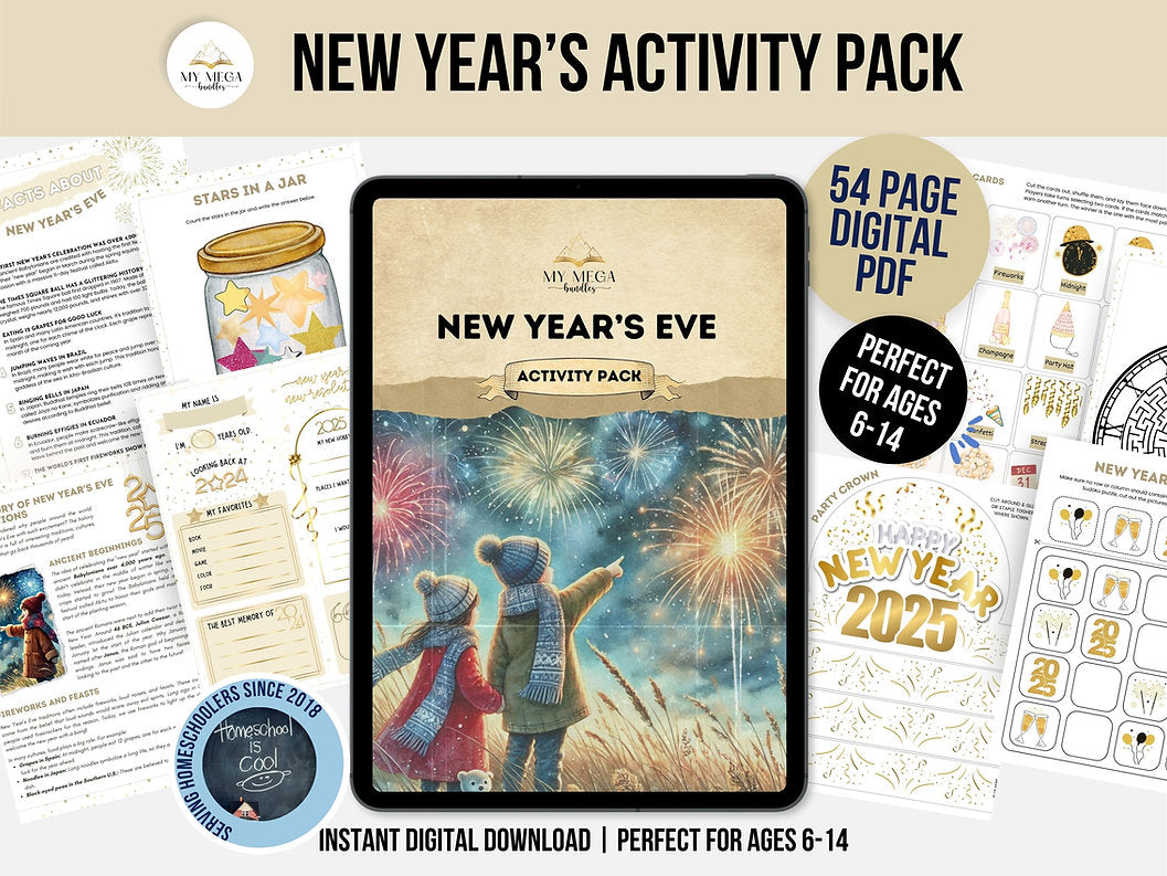 New Year's Eve Activity Pack