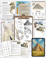 Chichen Itza Unit Study | Homeschool Study Pack (Ages 7–14)