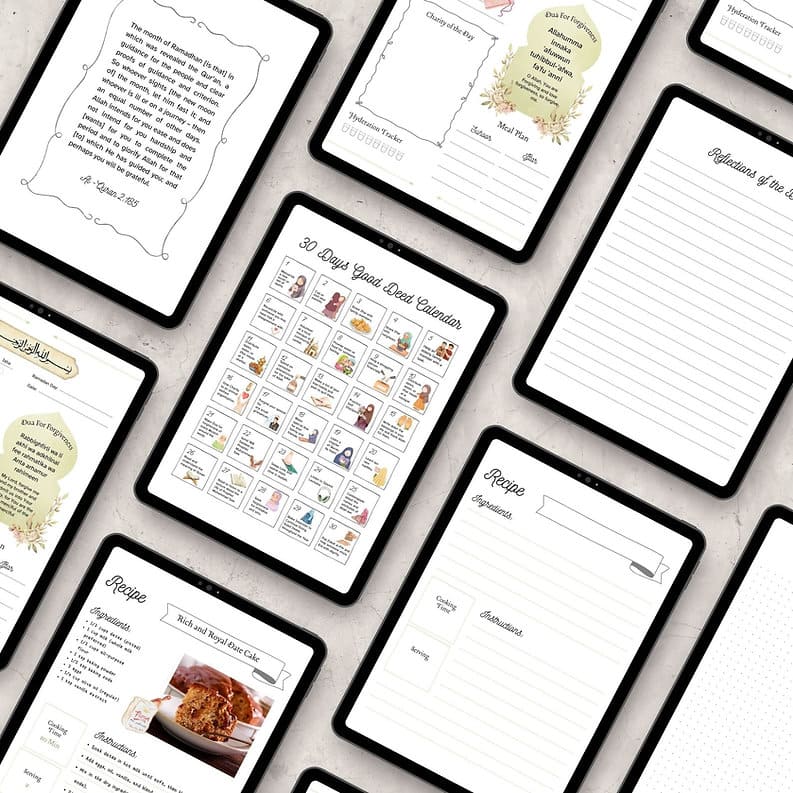 Ramadan Planner for Adults 2025 Printable