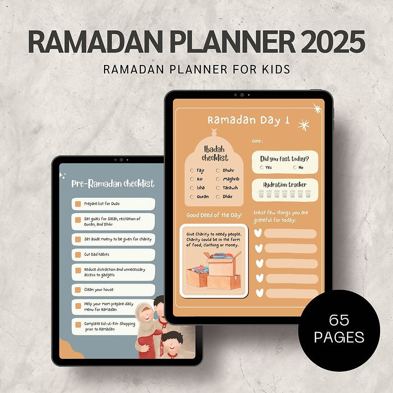 RAMADAN PLANNER FOR KIDS 2025