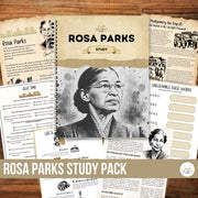 Rosa Parks Study Pack: Inspiring History for Ages 8-14