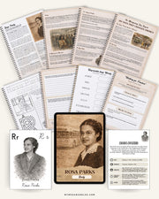 Rosa Parks Study Pack | Black History Homeschool Printable (Ages 8–14)