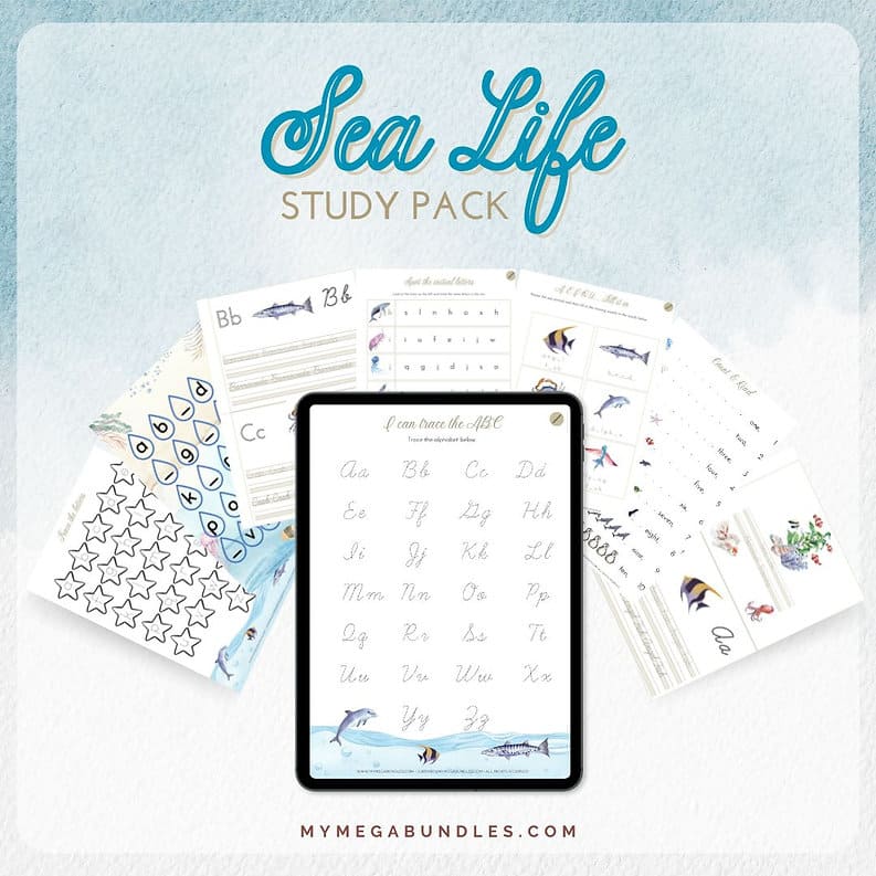 Sea Life Printable Study