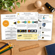 Solar Eclipse Unit Study Printable — Activities, Cards & Viewing Party