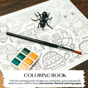 Summer Coloring Book