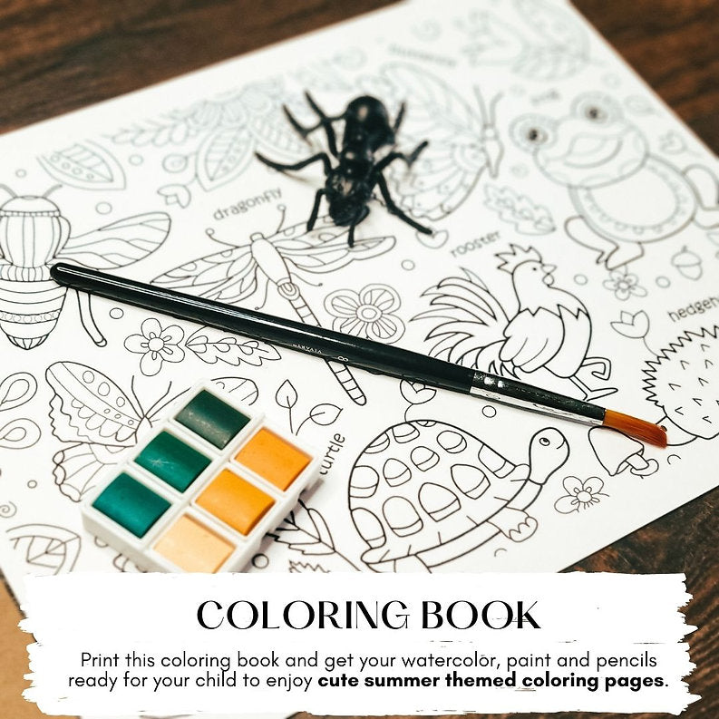 Summer Coloring Book
