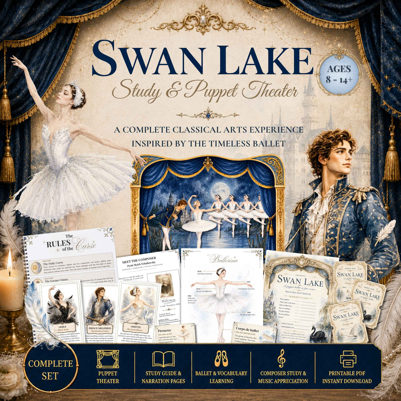 Swan Lake Ballet Puppet Theater cover