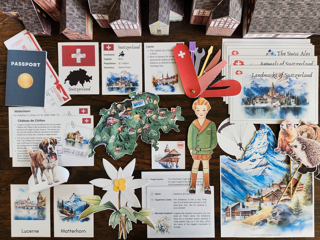 Switzerland Study Printable Study
