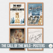 The Call of the Wild printable posters for eclectic homeschool spaces
