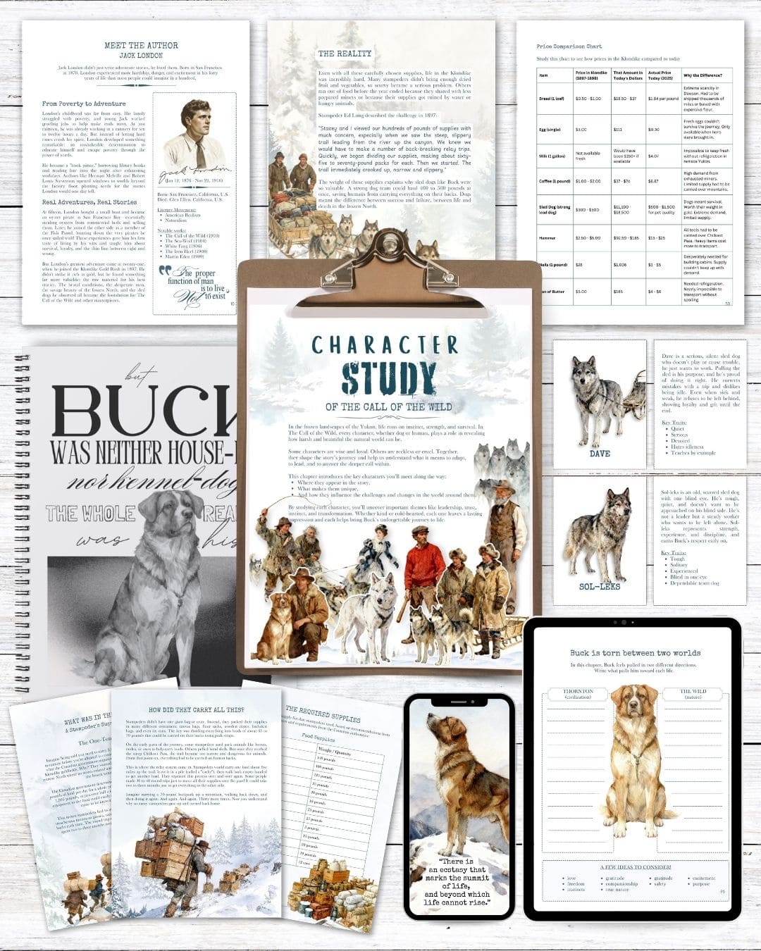 The Call of the Wild Book Study for Homeschool – Literature & History Integration