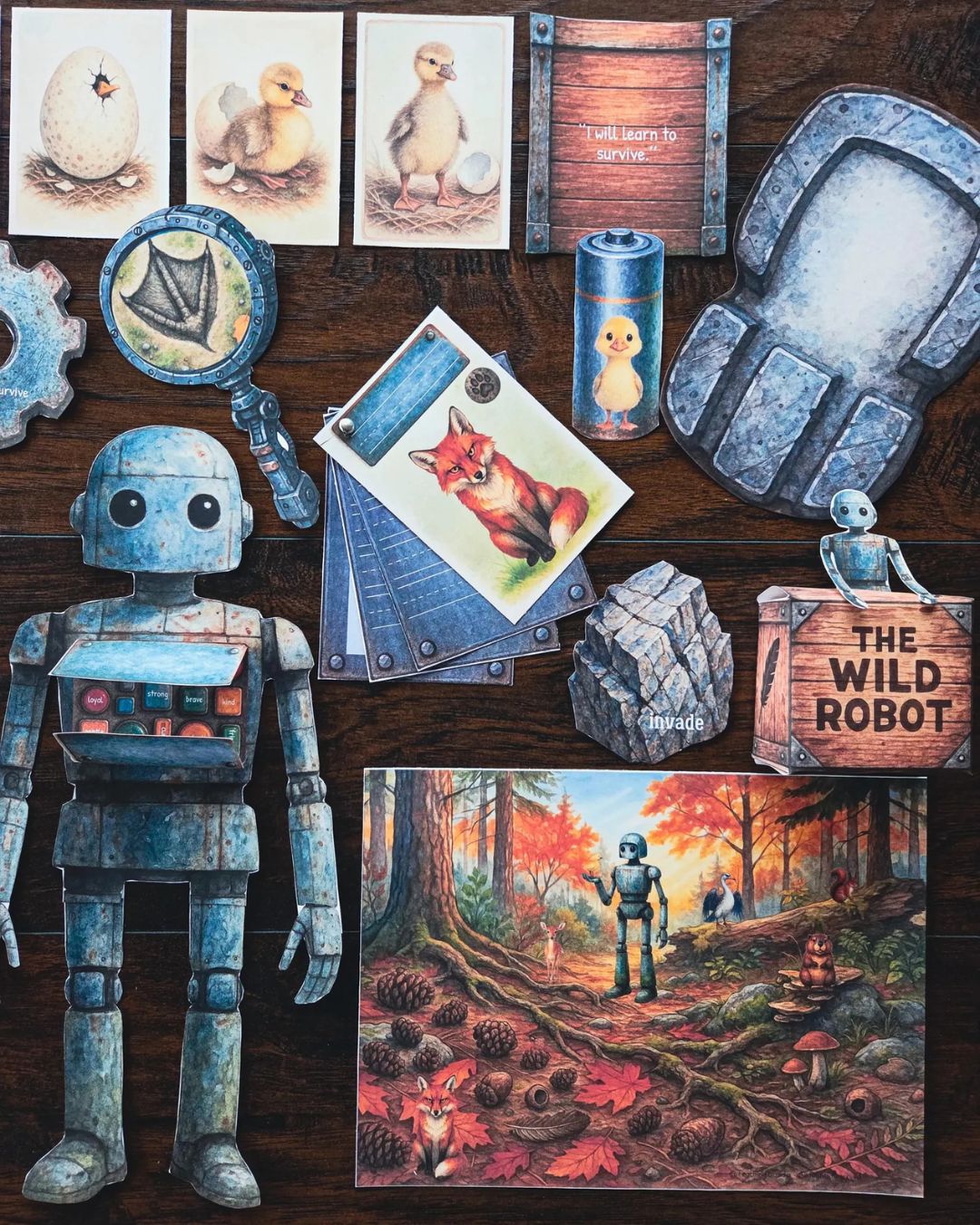 The Wild Robot Homeschool Book Study – Printable Companion Pack