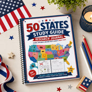 50 US States Homeschool Printable – Facts, Maps & Symbols