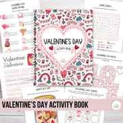 Valentine Activity Book - Colored