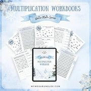 Winter-Themed Multiplication Math Workbook: Mastering Multiples with Fun!