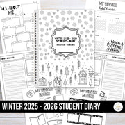 Winter 2025–2026 Student Diary with Daily Prompts