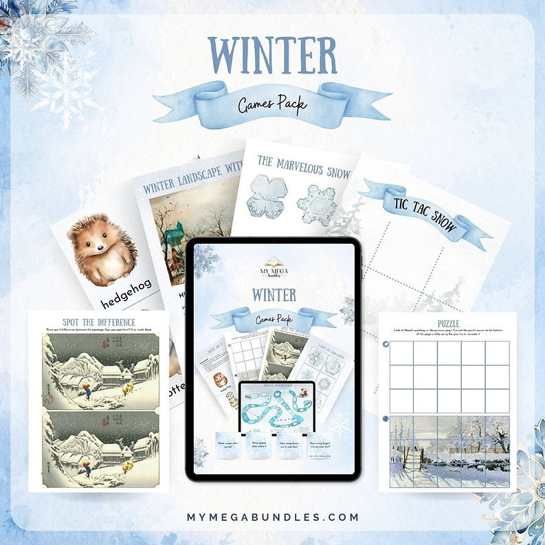 Winter Activity and GamesPack for Kids