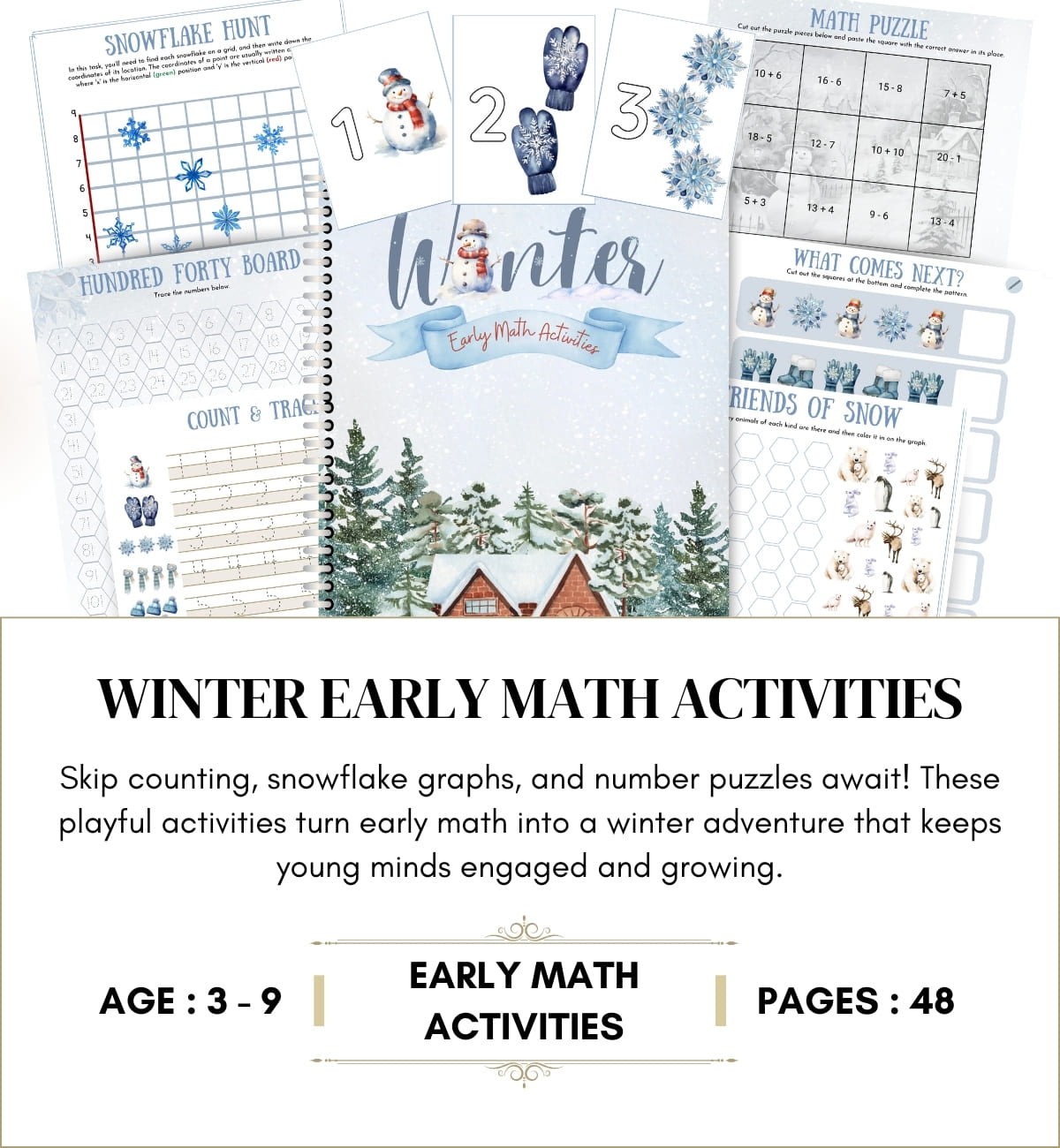 Winter Early Math Activities