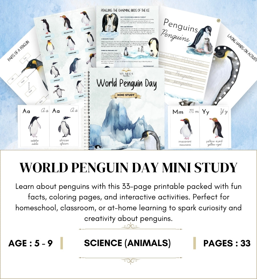 World Penguin Day Mini Study
